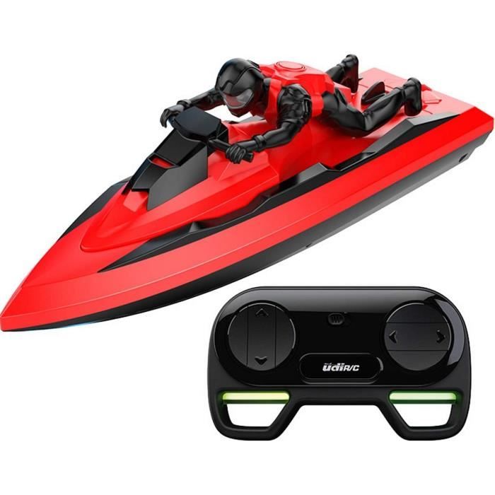 VOLANTEXRC Bateau Télécommandé RC Vector S - Vitesse 30 MPH, Batterie Rechargeable, 2.4GHz Pour Piscines, Lacs Et Étangs - Enfants & Adultes