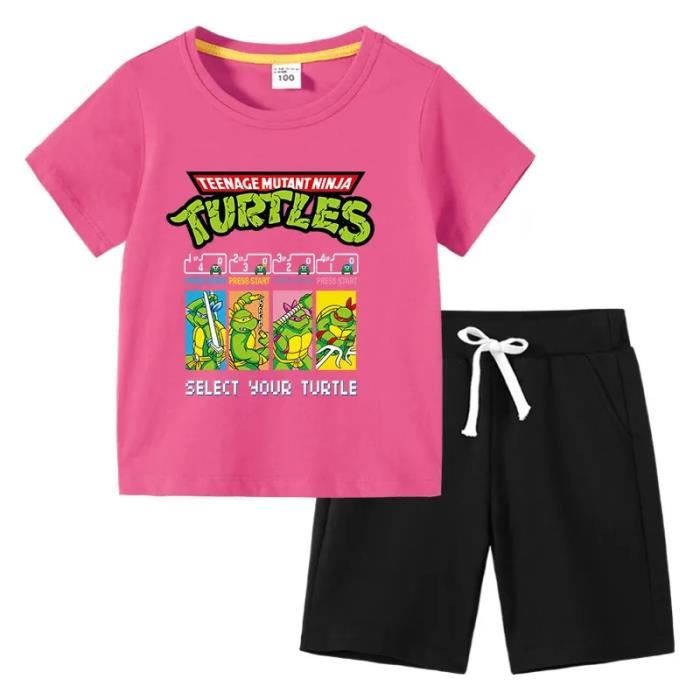 Ensemble 2 Pièces Survêtement Demon Hunters – T-shirt Et Pantalon Imprimé Tigre – Style Streetwear K-Pop Pour Enfants