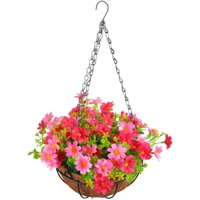 Pot De Fleur,Doublure De Panier De Fleurs Suspendu Au Mur, En Fiber De