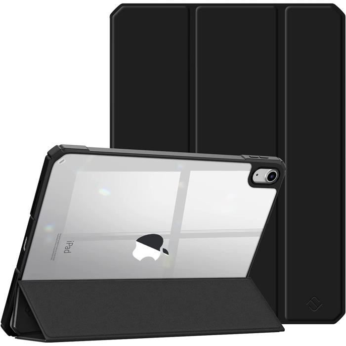 Coque iPad 9e generation 10,2 Housse Etui Protection Antichoc pour Apple iPad  10,2 pouces avec Fente pour Stylo, Gris bleu - Cdiscount Informatique