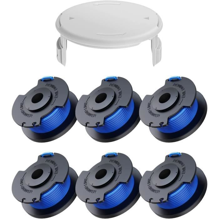 Lot 3 Bobines Fil Débroussailleuse Ryobi ONE+ AC14RL3A - Compatible 18V 24V 40V