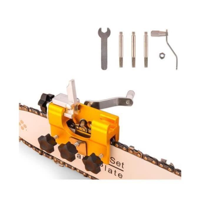 Kit Affûtage Tronçonneuse 11 Pièces Universel - Limes Rondes/Plate, Guide Et Pochette | Pro Et Complet