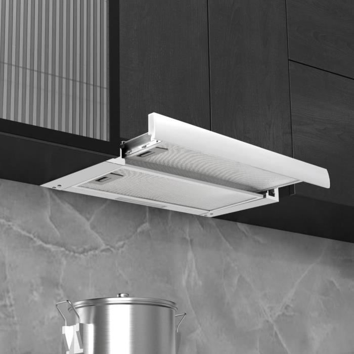 Moderne Hotte Aspirante Hotte Murale Hotte Decorative Incorporee 480 M H Aluminium Acier Inoxydable 59678 Cdiscount Electromenager