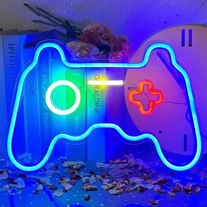 Jeu Néon Gaming Neon Lights Neon Lights Led Néons Wall Decor Enseignes