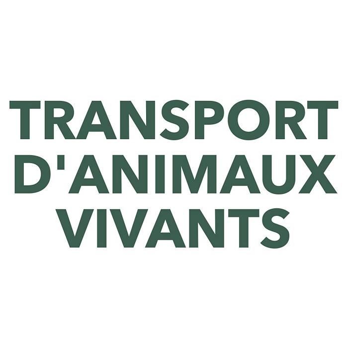 Autocollants Sticker Transport d/'animaux vivants