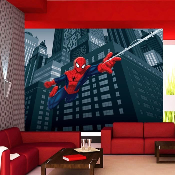 ag design papier peint photo spiderman ftd2208 cdiscount bricolage
