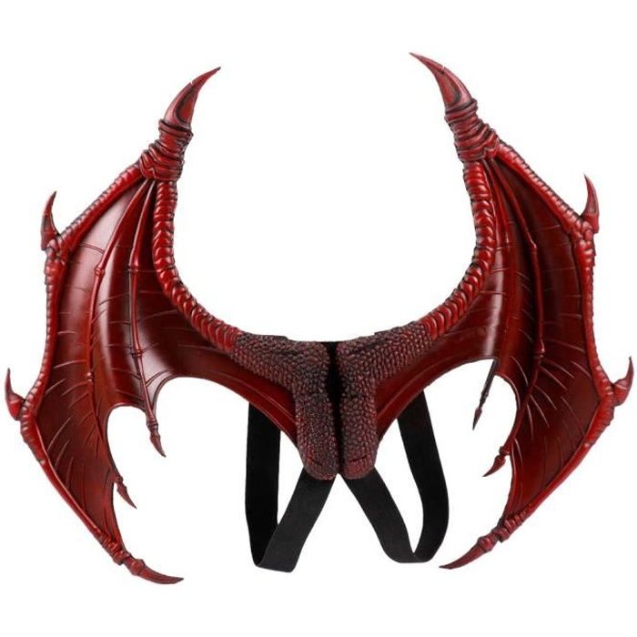 Aile de dragon soirée Décoratif Mardi costume de cosplay pour Halloween (Rouge)