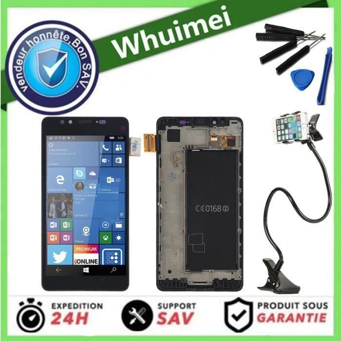 Écran LCD + Vitre Tactile Sur Châssis Pour Nokia Lumia 830 Noir - Pièce De Rechange Neuve OEM