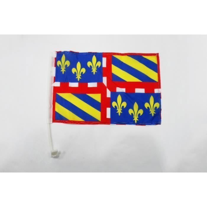 Drapeau Bourgogne 90x60 Cm Avec Fourreau - Drapeau Bourguignon, AZ FLAG, Neuf Avec étiquettes