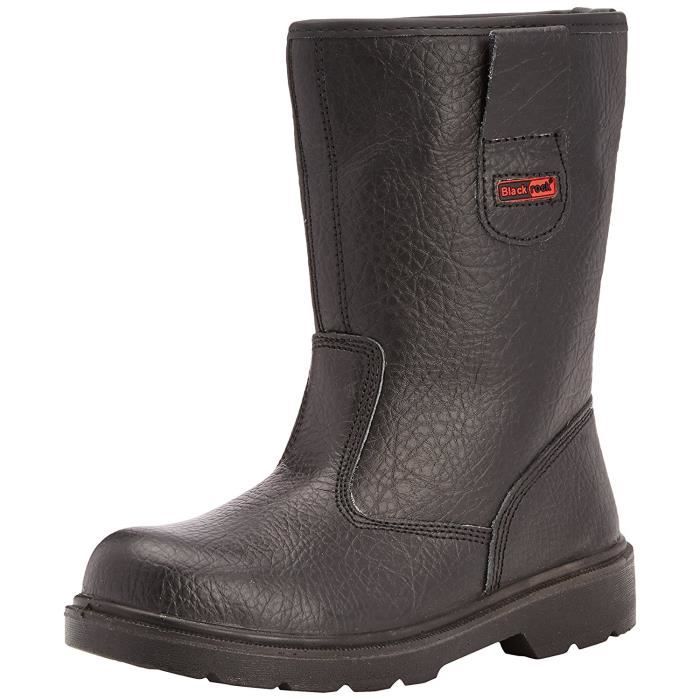 Chaussures De Sécurité Blackrock Pour Homme - Embout Acier 200J - Semelle Anti-perforation - Confort Et Protection Au Travail - 8