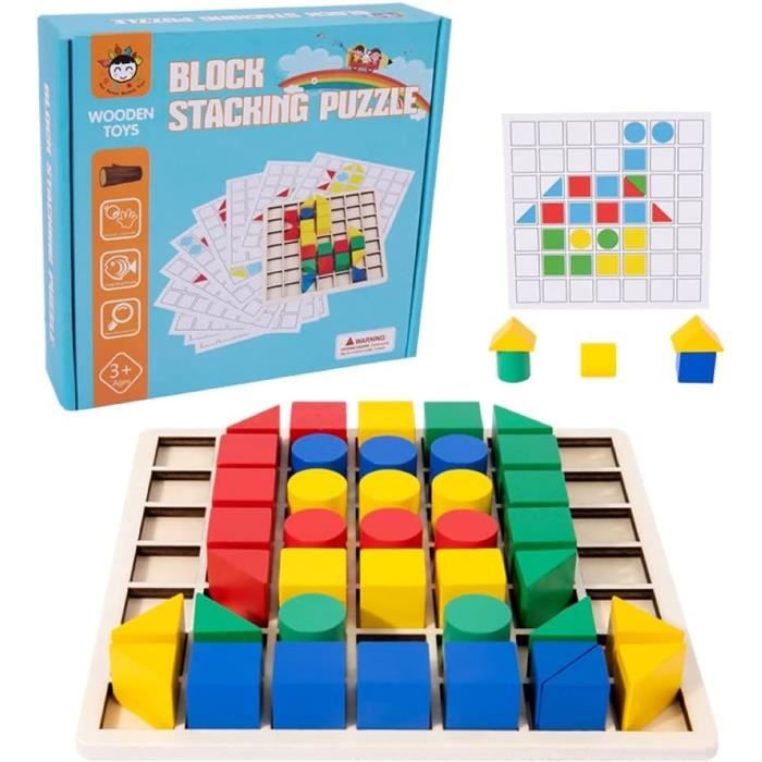 MARAYAN Jeu Montessori 7-en-1 En Bois – Planche D’activités éducative Pour Enfant 3-5 Ans, Apprendre Couleurs, Formes, Chiffres, Lettres, Pêche Magnétique, Motricité Fine, Cadeau Fille/garçon
