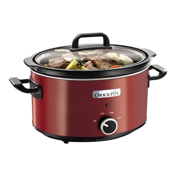 Crock-Pot SCV400RD-060 Mijoteuse 3.5 litres rouge