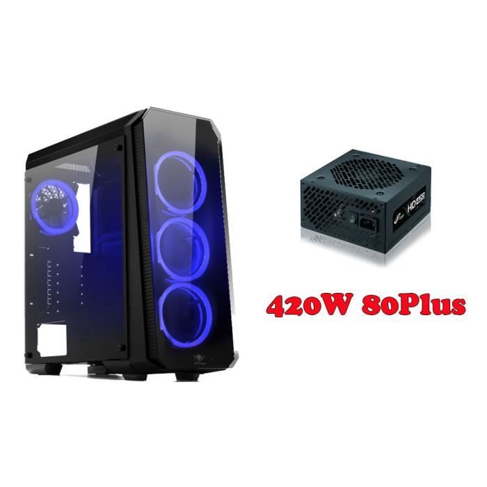 Boitier Spirit of Gamer Deathmatch 8 Blue Alimentation