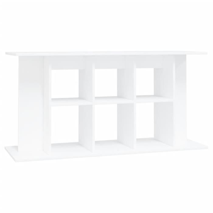 Meilleurs prix pour Support pour aquarium - DIOCHE - 120x40x60 cm - Bois d'ingénierie - Couleur blanche - Assemblage requis