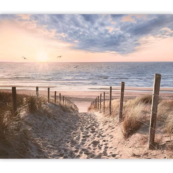 Tableau Décoratif Impression Sur Toile - Motif Plage Mer - Réf. 9050027 - Neuf