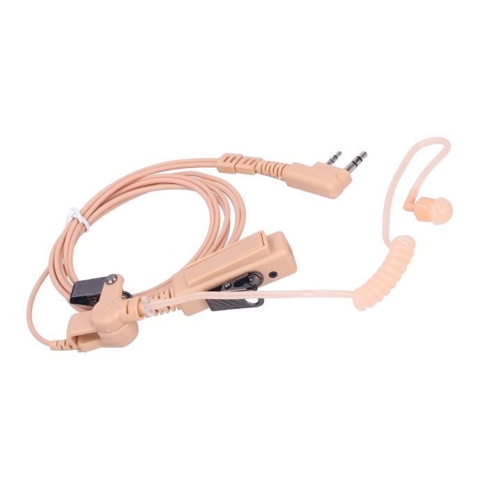 Retevis Radio Oreillett, Casqu Sécurité Radio à 2 Broches