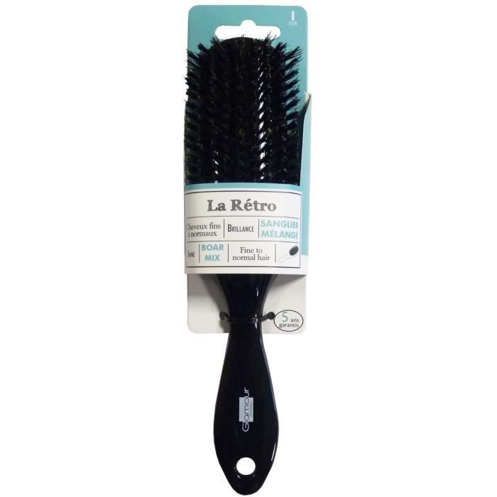 Glamour Studio Brosse Cheveux Plate Empoilage Mix Sanglier Et Nylon Cdiscount Au Quotidien