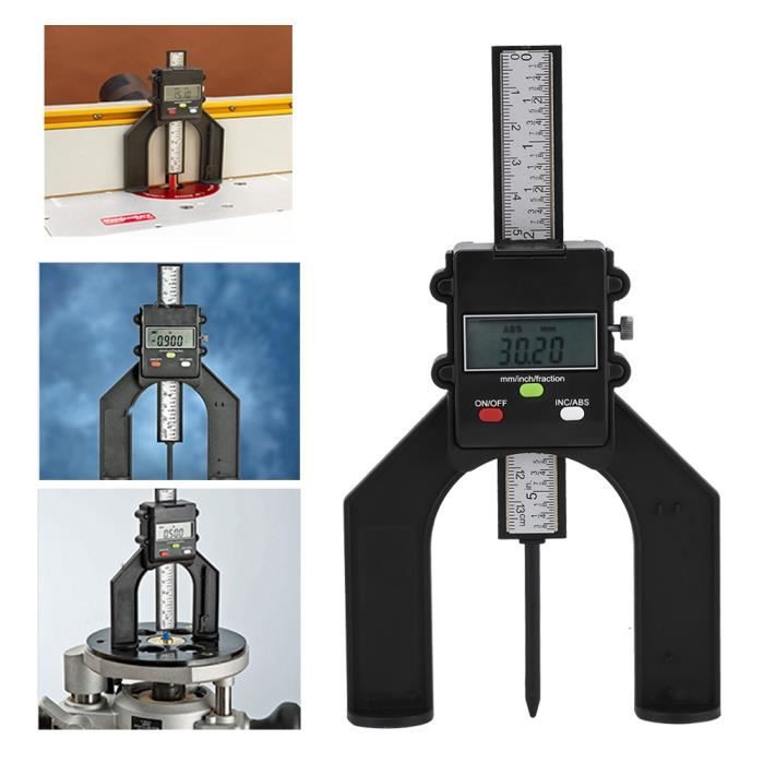 Jauge De Hauteur Numérique FTVOGUE 0-150 Mm - Affichage LCD, Base Magnétique - Pour Réglage Précision