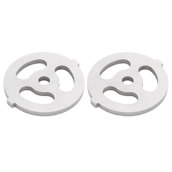 Lames De Hachoir à Viande 2 Lames Tranchantes, 2 Plaques De Coupe Pour