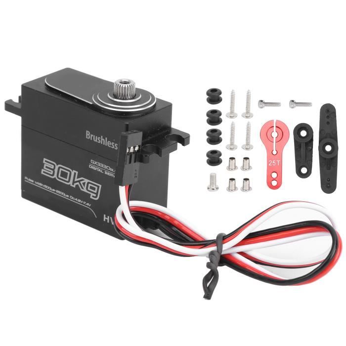 Servos étanches 20KG, 25KG, 30kg, 35kg, 40KG, 60KG, 180 270 degrés, couple élevé, engrenage Servo numérique en métal, bras 25T pour voiture RC 26 Servos étanches 20KG, 25KG, 30kg, 35kg, 40KG, 60KG, 180 270 degrés, couple élevé, engrenage Servo numérique en métal, bras 25T pour voiture RC 26