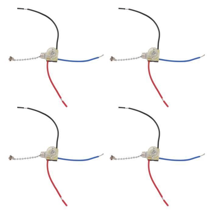 Interrupteur à Cordon ISTOVO Pour Ventilateur Plafond - 2 Fils - Bronze