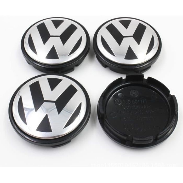 Centre Roue 4×OD65mm Cache Moyeux pour Volkswagen Badge Logo