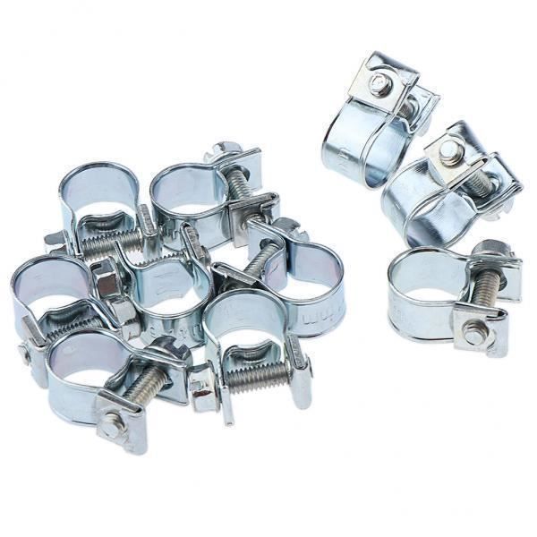 10 Pcs Colliers De Serrage Inox Tuyau Serrage Ajustable En Acier Inoxydable Double Oreille O Clips Pinces De Tuyau 9 11mm 85276161