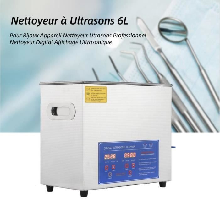 Nettoyeur à Ultrasons Professionnel Swarey - Capacité 0,5 à 6 Litres - Pour Bijoux, Pièces, Instruments
