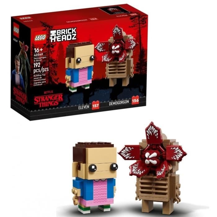 Set de construction - LEGO - 40549 - Licence Stranger Things - Démogorgon & Onze - Couleur noir