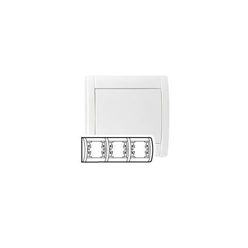 Plaque Double Verticale Legrand Sagane Pollen - Pour 2 Interrupteurs Va-et-vient - Réf 82001