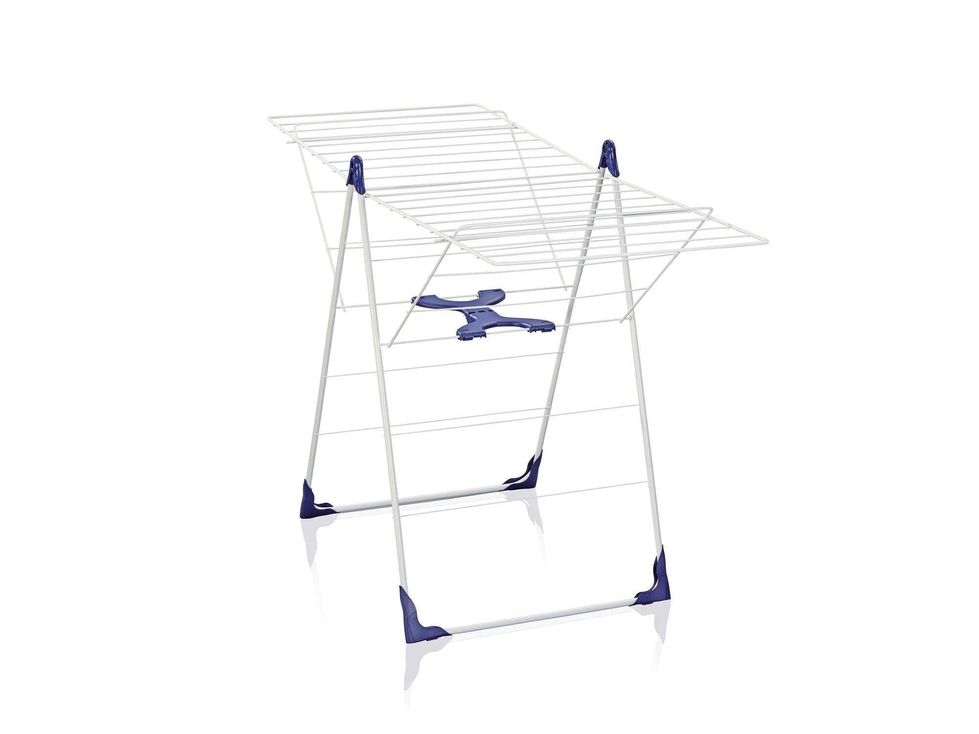 leifheit 81408 sechoir sur pieds ouverture fermeture semi automatiques 20 metres classic 200 flex blanc bleu cdiscount electromenager