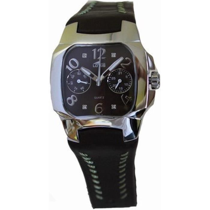Montre - Lotus - 15508-E - Quartz - Analogique - Cuir Marron