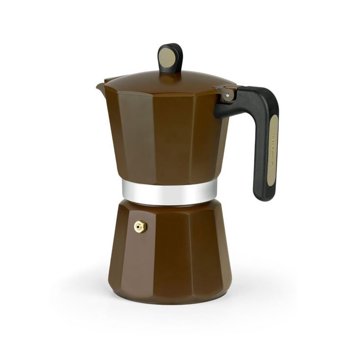 Cafetière Italienne - Monix - NEW CREAM - 6 tasses - Couleur Crème - Garantie 2 ans