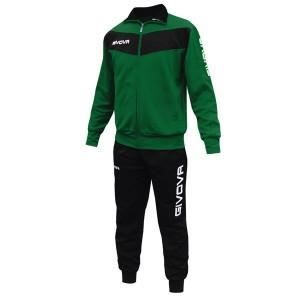 Survêtement Multisport - GIVOVA - TUTA VISA - Vert et Noir - Garçon - 100% Polyester