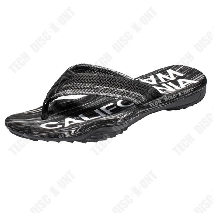 JOMIX Tongs Homme Claquettes Sandales Été - Chaussons Confortables Plage Mer Douche