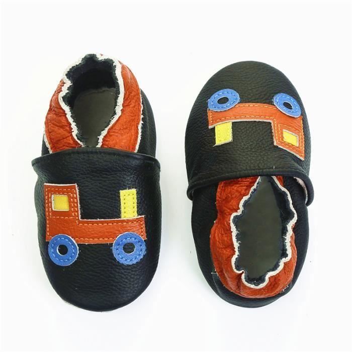 chausson enfant cuir