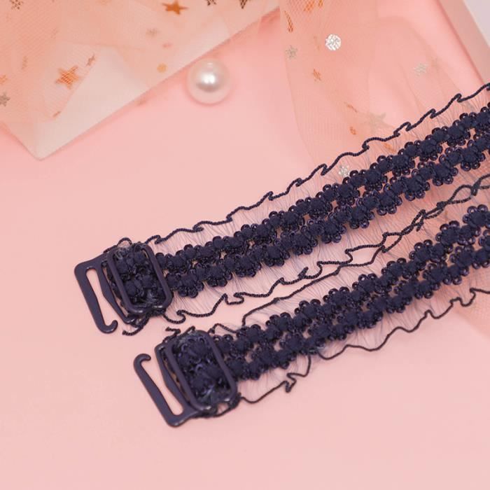 Bretelles De Soutien-gorge Strass - Lot De 4 Paires Réglables, Accessoire Lingerie Glamour Pour Occasions Spéciales