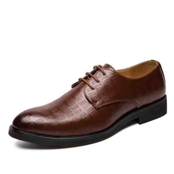 Edouard: Richelieu Homme - Cuir Marron