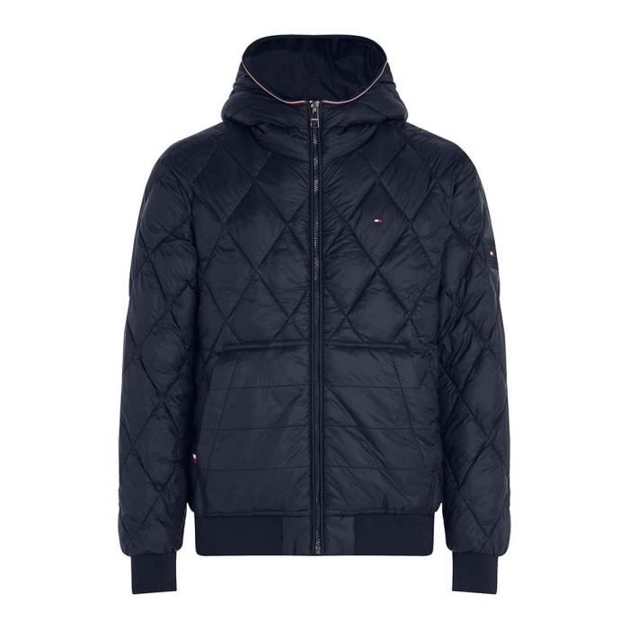 Tommy Hilfiger Homme Veste Recycled Hooded Jacket Mi Saison Bleu Desert Sky S Desert sky Cdiscount Pret a Porter