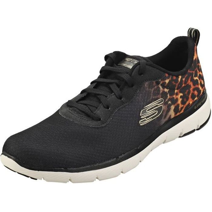 Skechers Women s Flex Appeal 3.0 Leopard Pounce Trainers Various