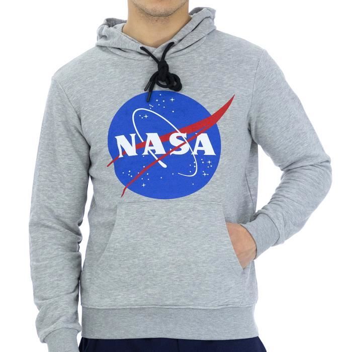 Sweat capuche hot sale nasa homme