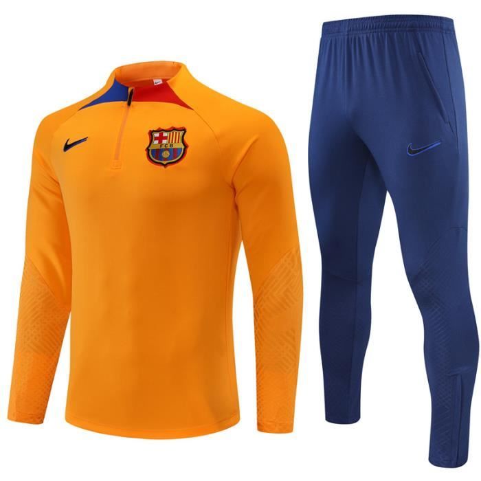DPois Ensemble Sport 2 Pièces Enfant Garçon – Survêtement Football Jogging Manches Longues Tendance 5-14 Ans