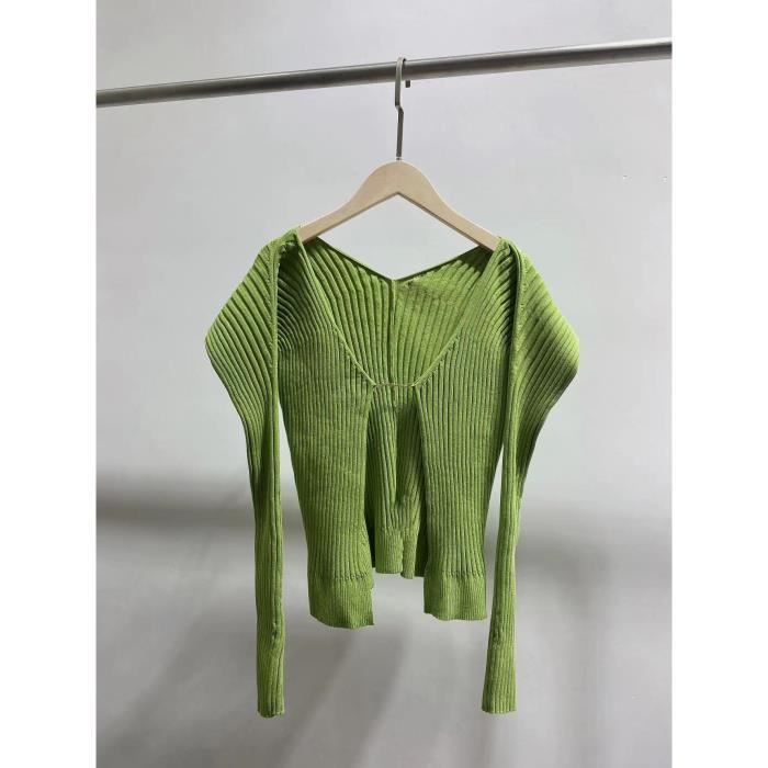 Cardigan Long Femme Col V - Tissu Doux, Coupe Ample, Quatre Saisons, Noir, Mode Décontractée élégante