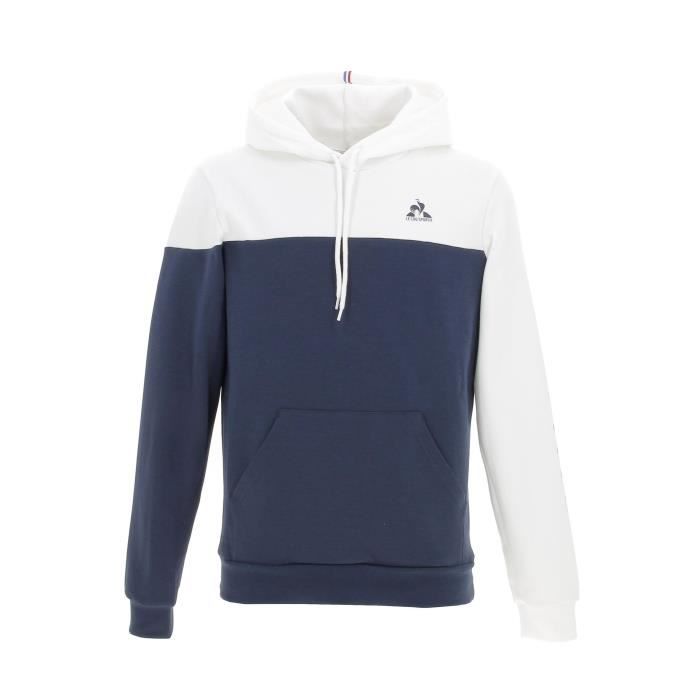 Sweat capuche hooded Op sport 2000 hoody n 1 m Le coq sportif Bleu Cdiscount Pret a Porter