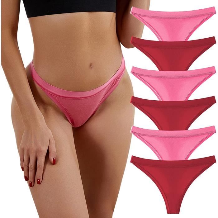 Caleçon rouge sale femme