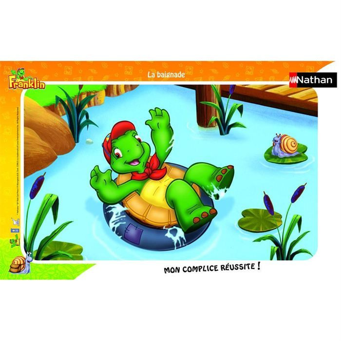 Puzzle Enfant 15 Pièces - Les Dinosaures Du Jurassique - Cadre Avec Fond Imprimé - Dès 3 Ans - Nathan - Qualité FSC - 7
