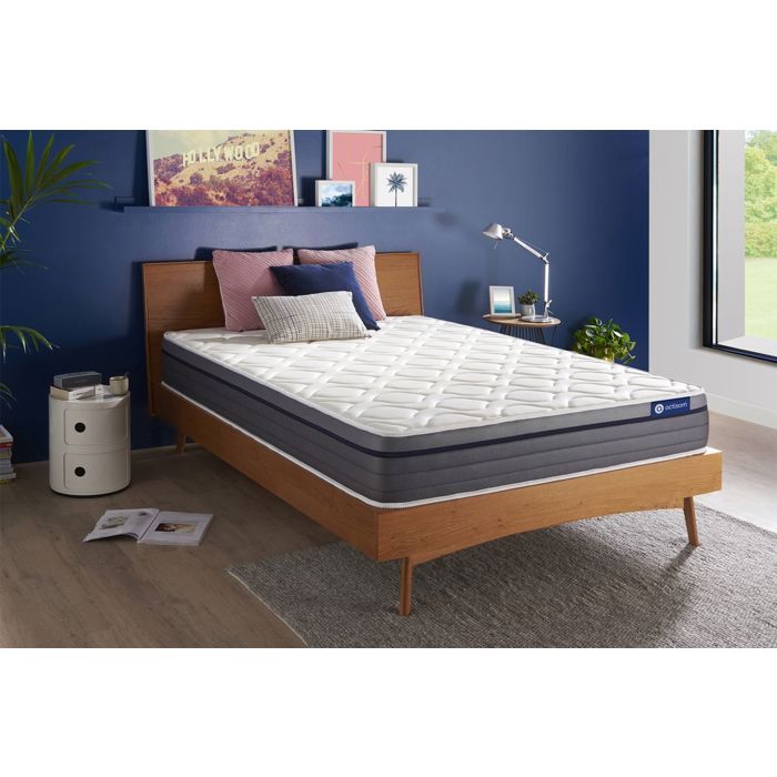 Matelas 160x200 cm Ressorts ensachés et Mémoire de forme - Actiflex Zen