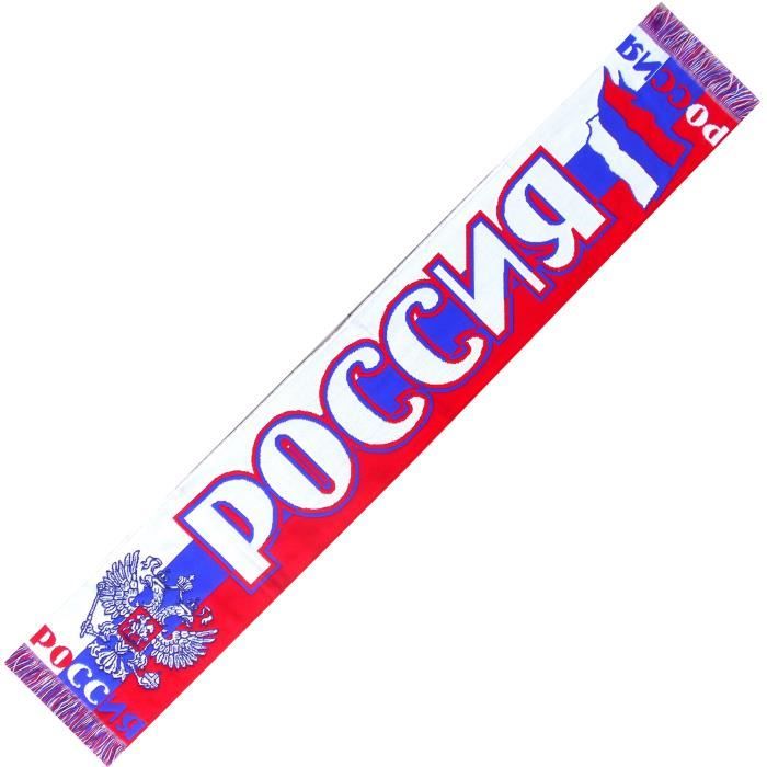 ECHARPE + DRAPEAU RUSSIE maillot fanion fahne flag scarf schal sciarpa