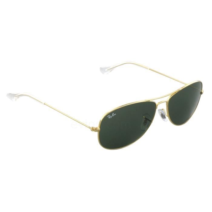 ray ban cockpit doré