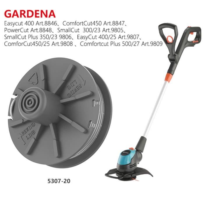 Bobine de fil de coupe Pour Gardena 5307-20,Adapté pour coupe-bordures GARDENA EasyCut 400, ComfortCut 450 et PowerCut 500